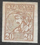 Stamps Ukraine -  2 - Campesino Ucraniano