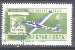 Stamps Hungary -  avión  