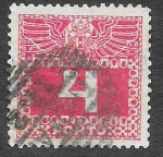 Stamps Austria -  J36 - Número