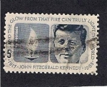Sellos de America - Estados Unidos -  John Fitzgerald Kennedy