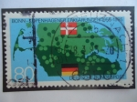 Stamps Germany -  Bonn- Kopenhagener Erklarungen 1955-1985 - 30°Aniver. Problema Conjunto con Dinamarca (1955-1985)-Tr
