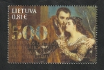 Stamps Europe - Lithuania -  V Centº del nacimiento del rey de Polonia y gran duque de Lituania Sigismund II Augustus, 