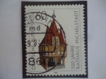 Stamps Germany -  500 Jahre Rathaus Michelstadt - 500 Años ayuntamiento de Michelstadt