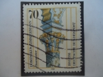 Stamps Germany -  Arquitecto:Dominikus Zimmermann (1685-1766)- 300 Aniversario de su Muerte (1685-1985)