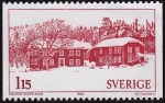 Stamps Sweden -  Granjas decoradas de Hälsingland