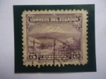 Stamps Ecuador -  Chimborazo - Volcán el Chimborazo- Serie: Monte Chimborazo