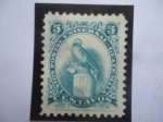 Stamps Guatemala -  Quetzal (Pharomachrus mocinno) - Serie: Quetzal.