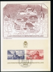 Stamps Europe - Liechtenstein -  Tarjeta Oficial