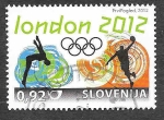 Stamps Slovenia -  945b - XXX JJOO de Verano 2012