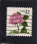 Stamps United States -  Rosa Blanca