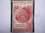 Stamps Australia -  Rotary International - International Understanding-50°Aniversario Club Rotary Internacional (18905-1