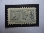 Sellos de America - Colombia -  Palacio de Comunicaciones - Sobretasa para Construcción - Sellos de Impuestos Postales.