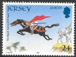 Stamps : Europe : Jersey :  animales legendarios
