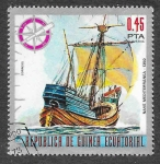 Stamps Equatorial Guinea -  75-163 - Nave
