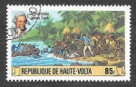 Stamps Burkina Faso -  475 - Aniversario de la Muerte del Capitán James Cook 