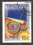 Sellos de Africa - Tanzania -  987 - 500 Aniversario del Descubrimiento de América