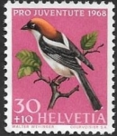 Stamps Switzerland -  aves