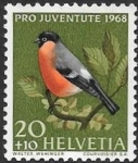 Stamps Switzerland -  aves