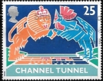 Stamps United Kingdom -  Túnel del canal