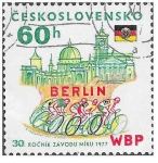 Sellos de Europa - Checoslovaquia -  2110 - XXX Carrera Internacional de Bicicletas por la Paz