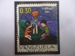 Stamps Venezuela -  Navidad 1972 - Niños.