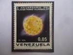 Sellos de America - Venezuela -  SOL - X Aniversario del Planetario Humboldt