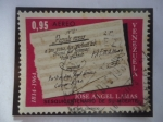 Stamps Venezuela -  Popule Meus (1801)-José Ángel Lamas (1775-1814)-Sesquicentenario de su Muerte (1814-1964)