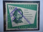 Stamps Venezuela -  Agustín Codazzi (1793-1859)-Primer Centenario de la Muerte de Agustín Codazzi (1859-1959)