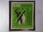 Sellos de America - Venezuela -  IX Censo General de Población  y el III Agropecuario (1960)