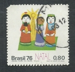 Stamps : America : Brazil :  Centenario de la indepe                 Navidad                                     ndencia