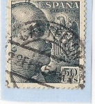 Stamps Spain -  General Franco