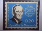 Sellos de America - Venezuela -  Andrés Eloy Blanco Meaño (1896-1955)- 5° Aniversario de su Muerte (1955-1960)