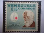 Stamps Venezuela -  Dr. Francisco Antonio Risquez (1856-1941) - Centenario de la Cruz Roja Venezolana - Emblema.