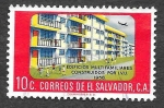 Sellos de America - El Salvador -  707 - Edificios Multifamiliares