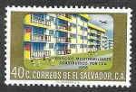 Stamps : America : El_Salvador :  711 - Edificios Multifamiliares