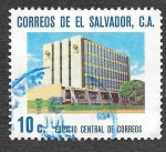 Sellos de America - El Salvador -  858 - Oficina Central de Correos