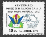 Stamps El Salvador -  905 - Centenario del Ingreso de El Salvador en la UPU
