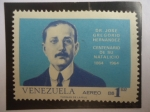 Stamps Venezuela -  Dr. José Gregorio Hernandz Cisneros (1864-1919)- Centenario de su Natalicio (1864-1964)
