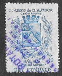 Stamps : America : El_Salvador :  689 - Centenario de la Fundación de la Ciudad de Nueva San Salvador (Santa Tecla)