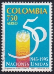 Stamps Colombia -  Naciones Unidas