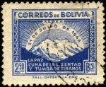 Stamps Bolivia -  Revolución Popular del 21 de julio de 1946. LA PAZ cuna de la libertad y tumba de tiranos.