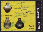 Stamps Peru -  Cerámica_Incas