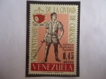 Stamps Venezuela -  Cap. Francisco Fajardo (1524-1564)-Cuatricentenario de la Ciudad de Caracas (15667-1967)