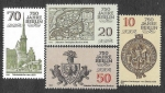 Stamps Germany -  2546-2549 - 750º Aniversario de la Ciudad de Berlín (DDR)