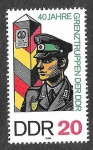 Sellos de Europa - Alemania -  2571 - XL Aniversario de los Guardias Fronterizos (DDR)
