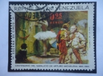 Stamps Venezuela -  Francisco Arturo Michelena Castillo (1863-1898)- Pintor Venezolano-Centenario del Natalicio (1863-19