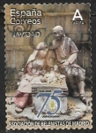 Stamps : Europe : Spain :  Navidad - Asociacion de belenistas de Madrid