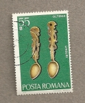 Stamps Romania -  Cucharas de Oltenia