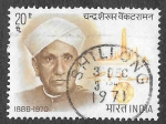 Stamps India -  548 - Sir Chandrasekhara Venkata Raman