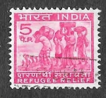 Sellos de Asia - India -  RA3 - Refugiados
